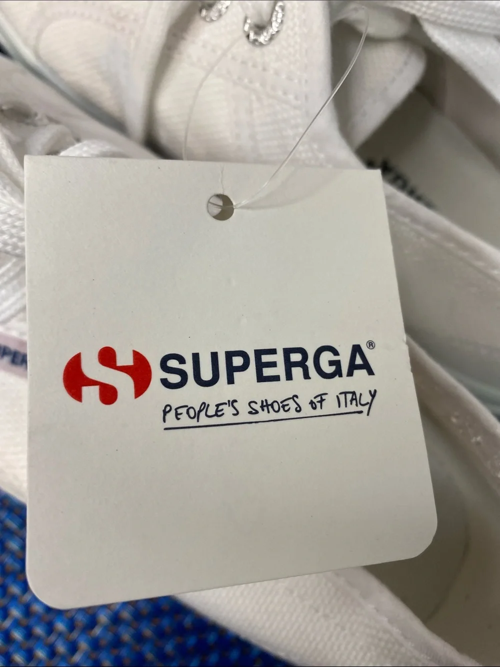 NWT Superga 2750 Cotu Classic sneakers in white, Sz. 7 W or 5.5 M